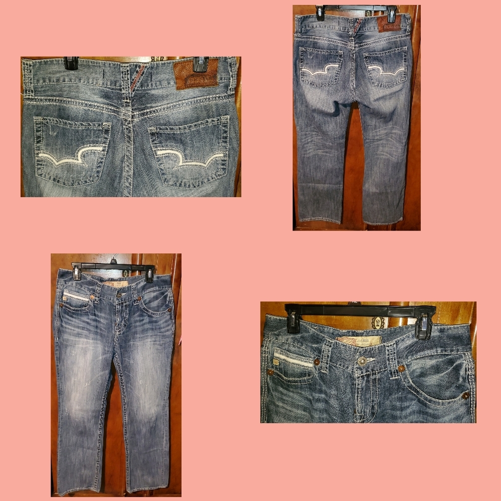 BIG STAR MENS SLIM STRAIGHT JEANS 33Regular